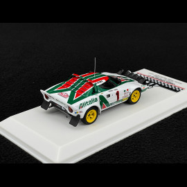Lancia Stratos HF n° 1 Winner Monte Carlo Rally 1977 with Figures 1/43 Ixo SPRM001-77