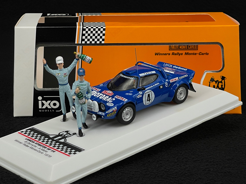 Lancia Stratos HF n° 4 Winner Monte Carlo Rally 1979 with Figures
