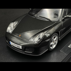 Porsche 911 Turbo Type 996 2000 Black Metallic 1/18 KK Scale KKDC181472