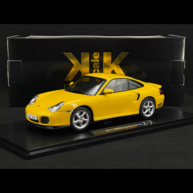 Porsche 911 Turbo Typ 996 2000 Gelb 1/18 KK Scale KKDC181473