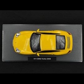 Porsche 911 Turbo Typ 996 2000 Gelb 1/18 KK Scale KKDC181473