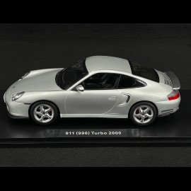Porsche 911 Turbo Typ 996 2000 Silber 1/18 KK Scale KKDC181471