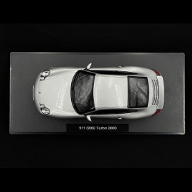 Porsche 911 Turbo Typ 996 2000 Silber 1/18 KK Scale KKDC181471