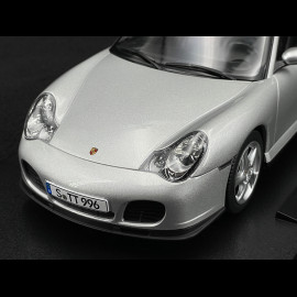 Porsche 911 Turbo Typ 996 2000 Silber 1/18 KK Scale KKDC181471
