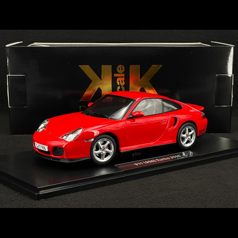 Porsche 911 Turbo Typ 996 2000 Rot 1/18 KK Scale KKDC181474