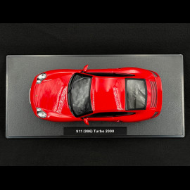 Porsche 911 Turbo Typ 996 2000 Rot 1/18 KK Scale KKDC181474