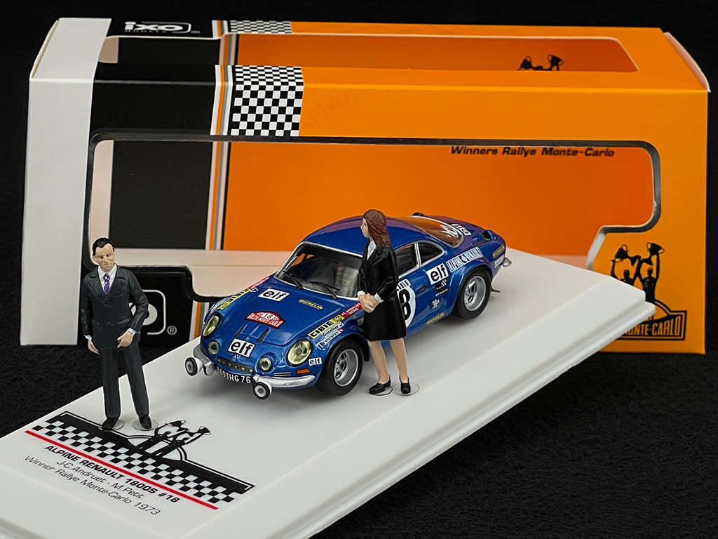 Alpine A110 1800 S n° 18 Winner Monte Carlo Rally 1973 with