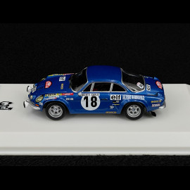 Alpine A110 1800 S n° 18 Sieger Rallye Monte Carlo 1973 mit Figuren 1/43 Ixo SPRM001-73
