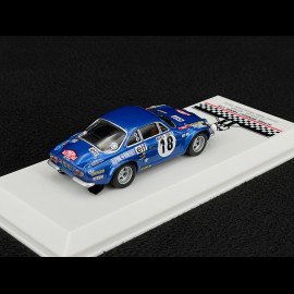 Alpine A110 1800 S n° 18 Winner Monte Carlo Rally 1973 with Figures 1/43 Ixo SPRM001-73