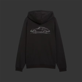 Porsche 911 Hoodie Legacy Puma Black 637103-01 - Unisex