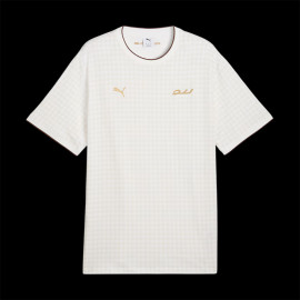 Porsche 911 T-Shirt Legacy Puma White Pepita 637104-05 - Unisex