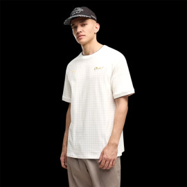 Porsche 911 T-Shirt Legacy Puma White Pepita 637104-05 - Unisex