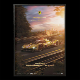 Ferrari Poster 499P n° 83 Sieger 24h Le Mans 2025 50 x 70 cm PROD01005334