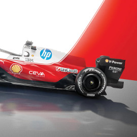 Ferrari Poster SF-26 n° 16 Leclerc / n° 44 Hamilton 2026 F1 50 x 70 cm PROD01005431