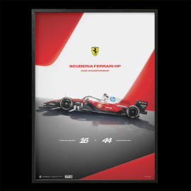 Ferrari Poster SF-26 n° 16 Leclerc / n° 44 Hamilton 2026 F1 50 x 70 cm PROD01005431