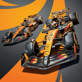 McLaren Poster F1 Team Double Crown Saison 2025 F1 Norris / Piastri 50 x 70 cm PROD01005409