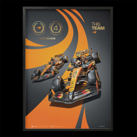 McLaren Poster F1 Team Double Crown Saison 2025 F1 Norris / Piastri 50 x 70 cm PROD01005409