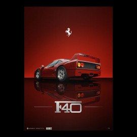 Ferrari Poster F40 Icon of an Era 50 x 70 cm PROD01005395