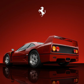 Ferrari Poster F40 Icon of an Era 50 x 70 cm PROD01005395