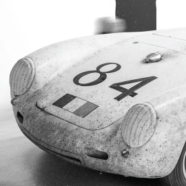 Porsche Poster 550 A Spyder 1500 n° 84 Winner Targa Florio 1956 50 x 70 cm PROD01005280
