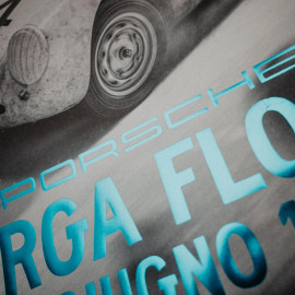 Porsche Poster 550 A Spyder 1500 n° 84 Sieger Targa Florio 1956 50 x 70 cm PROD01005280