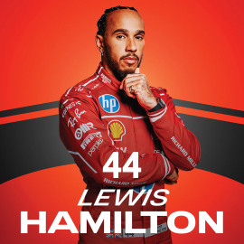 Ferrari Poster F1 Team Lewis Hamilton n° 44 30 x 40 cm PROD01005315