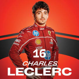 Ferrari Poster F1 Team Charles Leclerc n° 16 30 x 40 cm PROD01005316