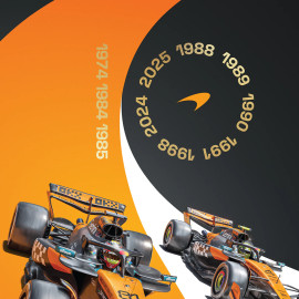 McLaren Poster F1 Team Sieger Konstrukteurswertung 2025 F1 Norris / Piastri 50 x 70 cm PROD01005321