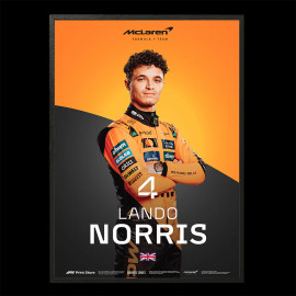 McLaren Poster F1 Team Lando Norris n° 4 30 x 40 cm PROD01005309