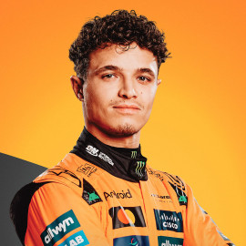 McLaren Poster F1 Team Lando Norris n° 4 30 x 40 cm PROD01005309