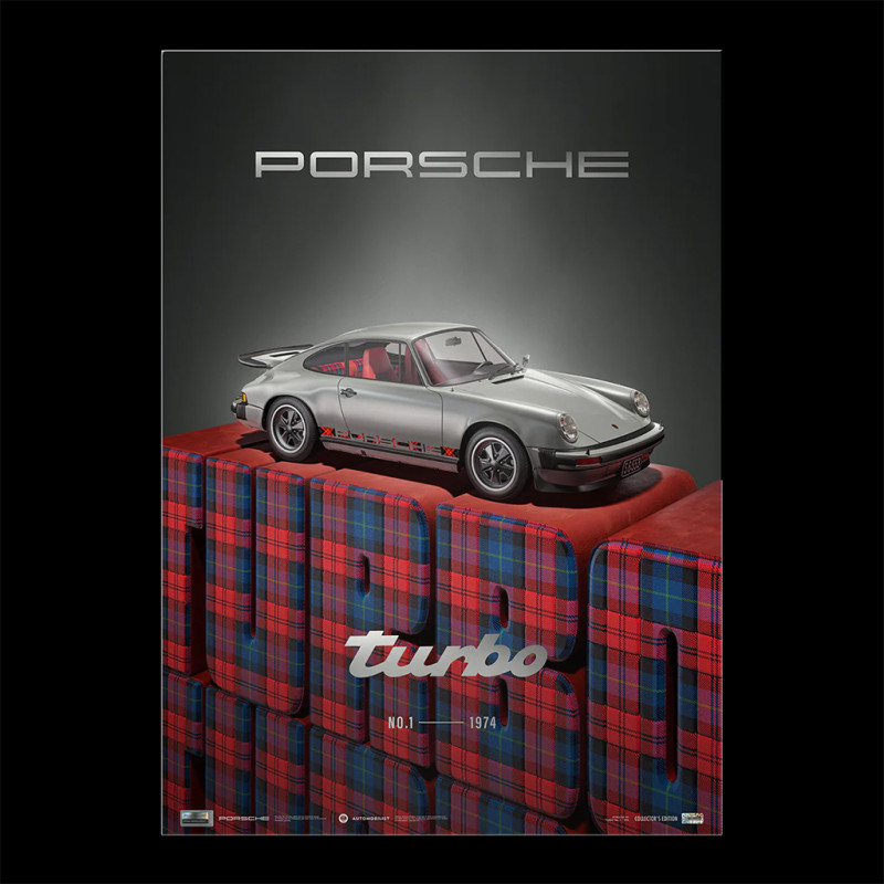 Porsche Poster 911 Turbo Nr. 1 1974 50 x 70 cm PROD01005013