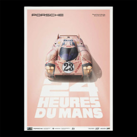 Porsche Poster 917/20 n° 23 Pink Pig 24h Le Mans 1971 50 x 70 cm PROD01004972