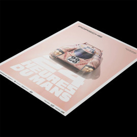 Porsche Poster 917/20 n° 23 Pink Pig 24h Le Mans 1971 50 x 70 cm PROD01004972