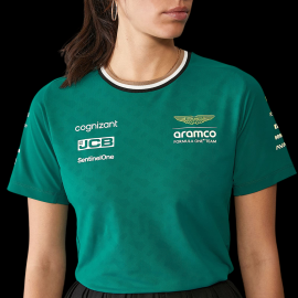 Aston Martin T-Shirt F1 Team Alonso / Stroll Green Lux 701229261 - Women