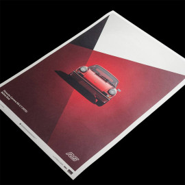Porsche Poster 911 Carrera RS 2.7 1973 Bahia Red 50 x 70 cm PROD01000112