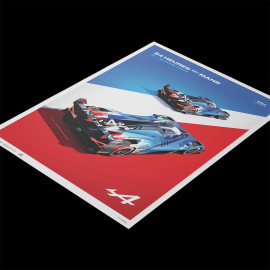 Alpine Poster A424 24h Le Mans 2024 50 x 70 cm PROD01004961