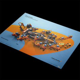McLaren Poster F1 Team World Record Pit Stop F1 2023 Lando Norris n° 4 70 x 50 cm PROD01004857