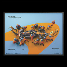 McLaren Poster F1 Team World Record Pit Stop F1 2023 Lando Norris n° 4 70 x 50 cm PROD01004857