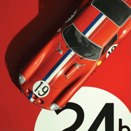 Ferrari Poster 250 GTO n° 19 24h Le Mans 1962 50 x 70 cm PROD01000792