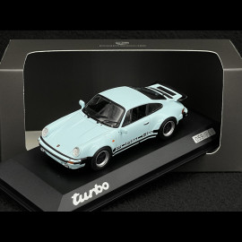 Porsche 911 Turbo Type 930 1974 50th Anniversary Polar Blue 1/43 Minichamps WAP0202220S930