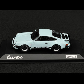 Porsche 911 Turbo Typ 930 1974 50. Jahrestag Polarblau 1/43 Minichamps WAP0202220S930