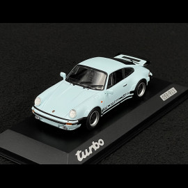 Porsche 911 Turbo Type 930 1974 50th Anniversary Polar Blue 1/43 Minichamps WAP0202220S930