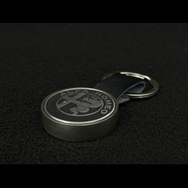 Alfa Romeo Keyring Round Black