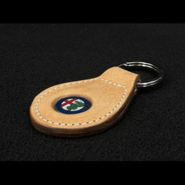 Alfa Romeo Keyring Leather Beige
