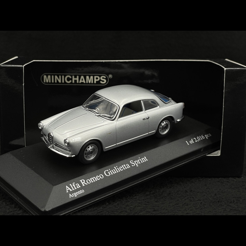 Alfa Romeo Giulietta Sprint 1954 Silver Grey 1/43 Minichamps 400120400