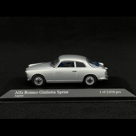 Alfa Romeo Giulietta Sprint 1954 Silbergrau 1/43 Minichamps 400120400