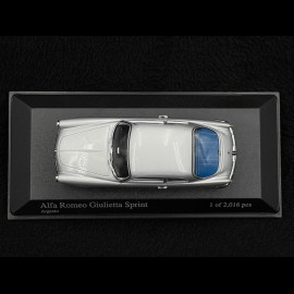 Alfa Romeo Giulietta Sprint 1954 Silbergrau 1/43 Minichamps 400120400