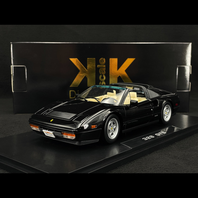 Ferrari 328 GTS 1985 US-Version Miami Vice Black 1/18 KK Scale KKDC181702
