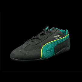 Aston Martin Shoes F1 Team Speedcat Puma Sport Sneaker Black / Green Lux 309137-03 - Unisex