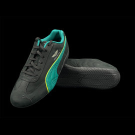 Aston Martin Shoes F1 Team Speedcat Puma Sport Sneaker Black / Green Lux 309137-03 - Unisex